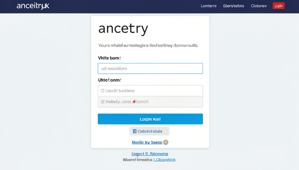 ancestry uk login